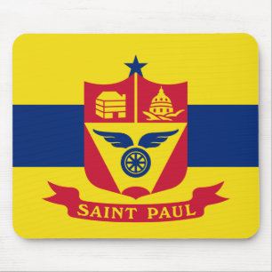 Flagge von Saint Paul (Minnesota) Mousepad