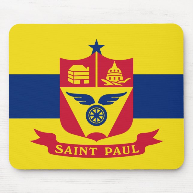 Flagge von Saint Paul (Minnesota) Mousepad (Vorne)