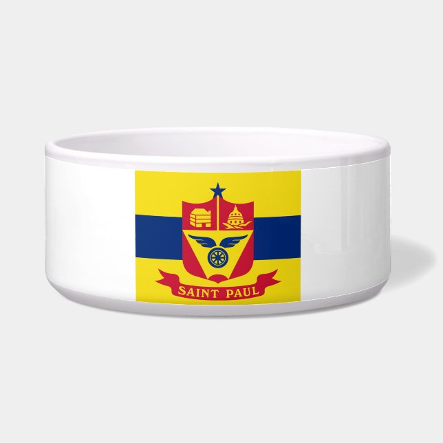 Flagge von Saint Paul (Minnesota) Napf (Vorderseite)