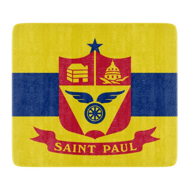 Flagge von Saint Paul (Minnesota) Schneidebrett (Vorderseite)