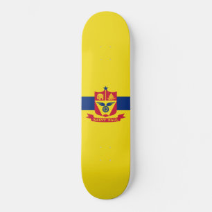 Flagge von Saint Paul (Minnesota) Skateboard
