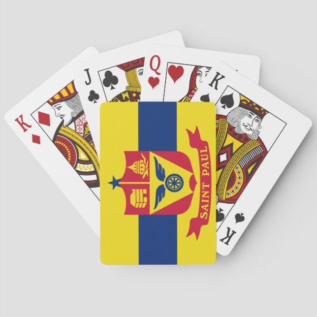 Flagge von Saint Paul (Minnesota) Spielkarten (Rückseite)