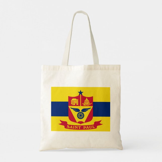 Flagge von Saint Paul (Minnesota) Tragetasche (Rückseite)
