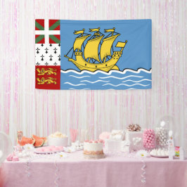 Flagge von Saint Pierre und Miquelon Banner
