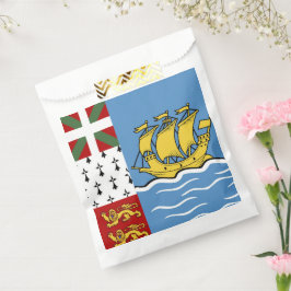Flagge von Saint Pierre und Miquelon Geschenktütchen