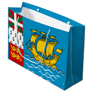 Flagge von Saint-Pierre und Miquelon Große Geschenktüte