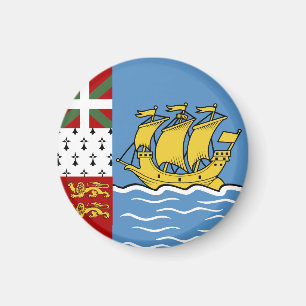 Flagge von Saint Pierre und Miquelon Magnet