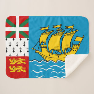 Flagge von Saint-Pierre und Miquelon Sherpadecke