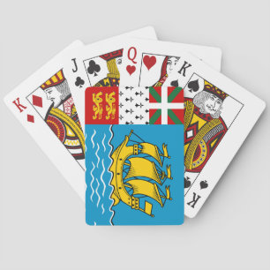 Flagge von Saint-Pierre und Miquelon Spielkarten