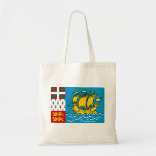 Flagge von Saint-Pierre und Miquelon Tragetasche