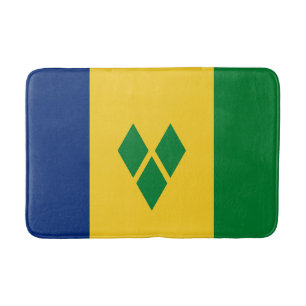 Flagge von Saint Vincent Badematte