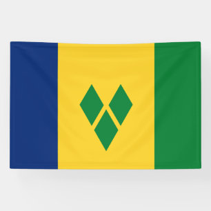 Flagge von Saint Vincent Banner