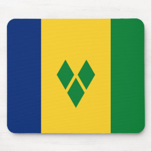 Flagge von Saint Vincent Mousepad