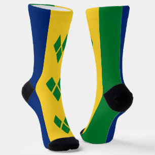 Flagge von Saint Vincent Socken