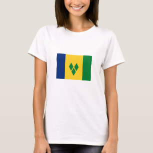Flagge von Saint Vincent T-Shirt