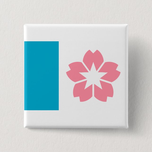 Flagge von Salem, Oregon Button (Vorderseite)