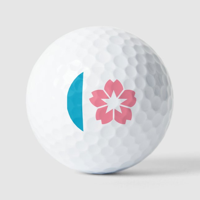 Flagge von Salem, Oregon Golfball (Vorderseite)