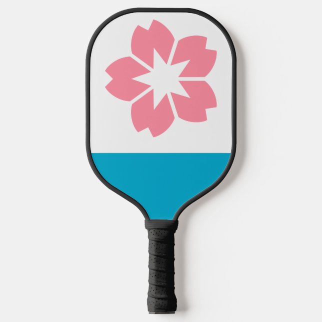 Flagge von Salem, Oregon Pickleball Schläger (Vorderseite)