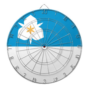 Flagge von Salt Lake City (Utah) Dartscheibe