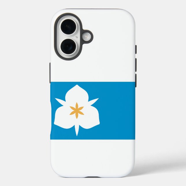 Flagge von Salt Lake City, UtahParty Hat iPhone 16 Hülle (Rückseite)