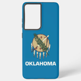 Flagge von Samsung Galaxy S21 Ultra Case Oklahoma Hülle