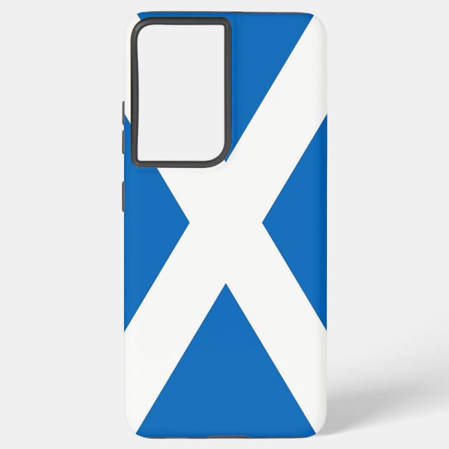 Flagge von Samsung Galaxy S21 Ultra Case Schottlan Hülle (Rückseite)