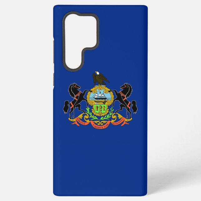 Flagge von Samsung Galaxy S22 Ultra Case Pennsylva Hülle (Rückseite)