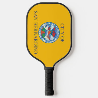 Flagge von San Bernardino (Kalifornien) Pickleball Schläger