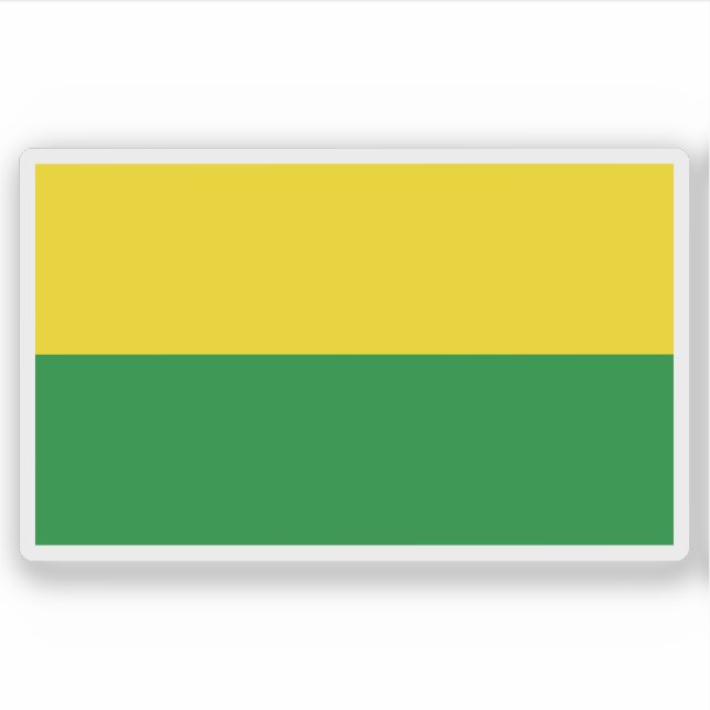 Flagge von San Carlos, Costa Rica Aufkleber (Vorderseite)