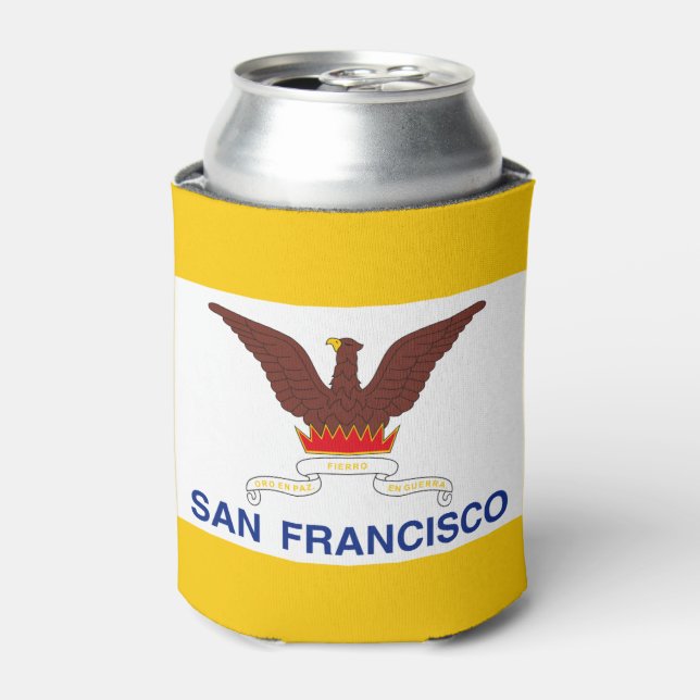 Flagge von San Francisco, Kalifornien Can Cooler Dosenkühler (Kanne Vorderseite)