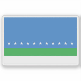 Flagge von San José (San José), Costa Rica Aufkleber