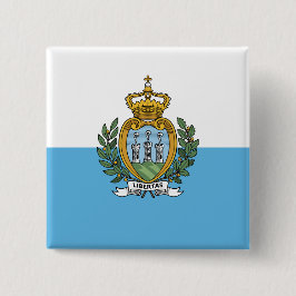 Flagge von San Marino Button