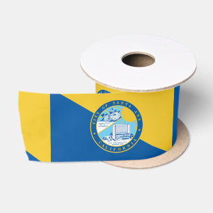 Flagge von Santa Ana, Kalifornien Satinband