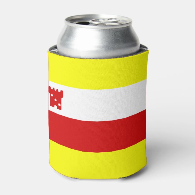 Flagge von Santa Barbara, Kalifornien, Can Cooler Dosenkühler (Kanne Vorderseite)