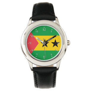 Flagge von São Tomé und Príncipe Armbanduhr