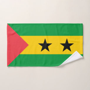 Flagge von São Tomé und Príncipe Badhandtuch Set