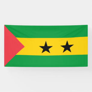 Flagge von São Tomé und Príncipe Banner