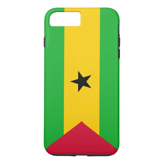 Flagge von São Tomé und Príncipe Case-Mate iPhone Hülle (Rückseite)