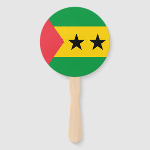 Flagge von São Tomé und Príncipe Fächer