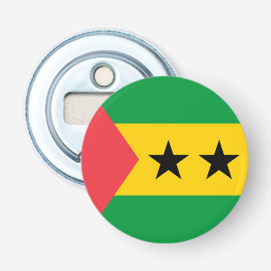 Flagge von São Tomé und Príncipe Flaschenöffner
