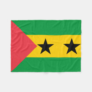 Flagge von São Tomé und Principe Fleecedecke