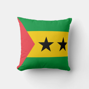 Flagge von São Tomé und Principe Kissen
