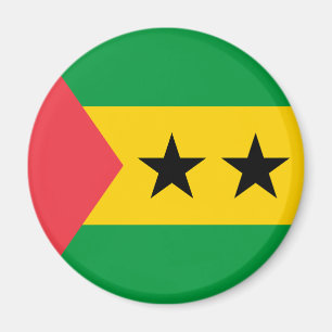 Flagge von São Tomé und Principe Magnet