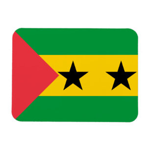 Flagge von São Tomé und Príncipe Magnet