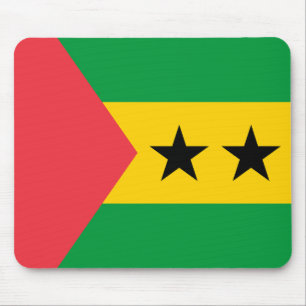 Flagge von São Tomé und Principe Mousepad