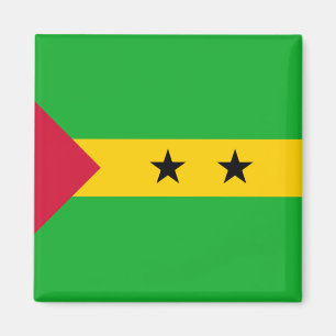 Flagge von São Tomé und Príncipe (São Tomé und Prí Magnet