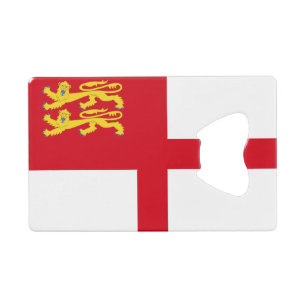 Flagge von Sark Geldbeutel Flaschenöffner