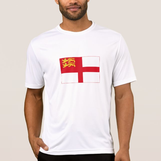 Flagge von Sark T-Shirt (Vorderseite)