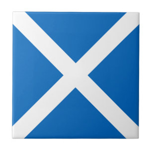 Flagge von Schottland oder von Saltire Fliese