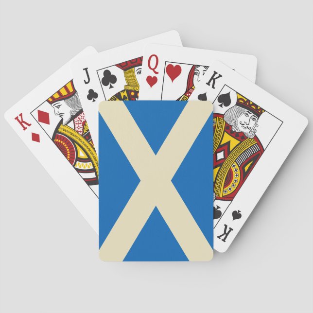 Flagge von Schottland Spielkarten (Rückseite)